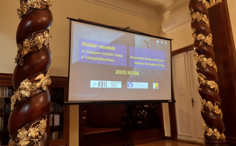 Vortrag bei internationaler Konferenz in Budapest